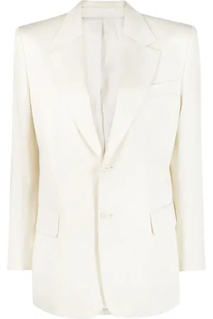 Filippa K Blazer de vestir con rayas diplomáticas estampadas