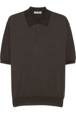 Kaptain Sunshine Playera tipo polo tejida