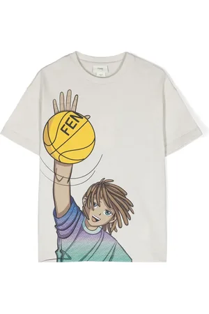Fendi Camisa con anime estampado