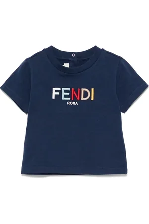 Fendi Playera con logo bordado