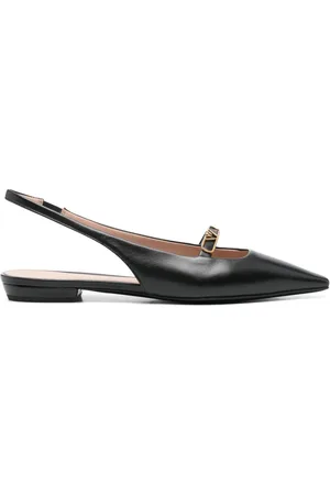 Emporio Armani Flats con logo estampado