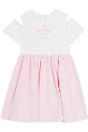 Fendi Vestido con logo bordado