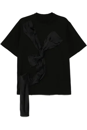 JNBY Playera con detalle de moño