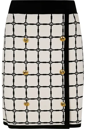 Elisabetta Franchi Falda con motivo en jacquard