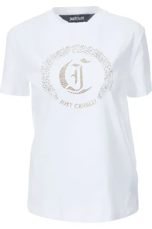 Roberto Cavalli Playera con logo