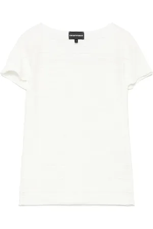 Emporio Armani Playera de canalé