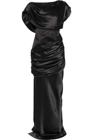 GIUSEPPE DI MORABITO Set de vestido largo de seda (set de 2 piezas9