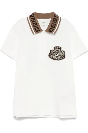 Fendi Playera tipo polo manga corta