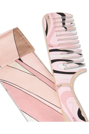 Puccini Set de peine con estampado Marmo