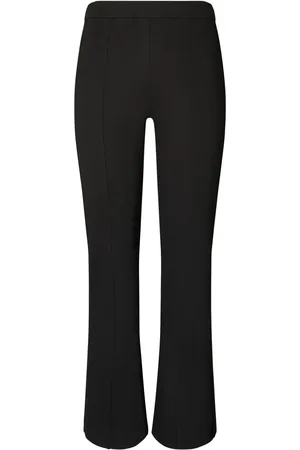 Tory Burch Pantalones capri con diseño acampanado
