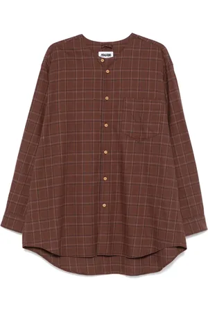MAGLIANO Camisa con cuadros estampados