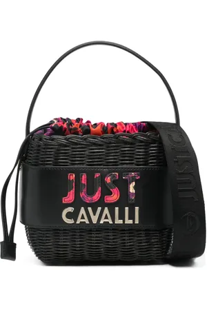 Roberto Cavalli Tote con logo en relieve