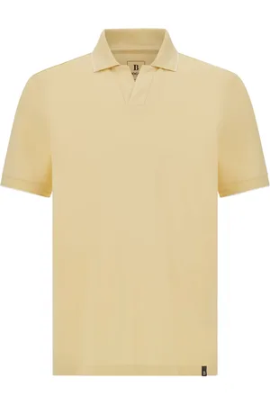 Boggi Milano Playera tipo polo con ribete en contraste
