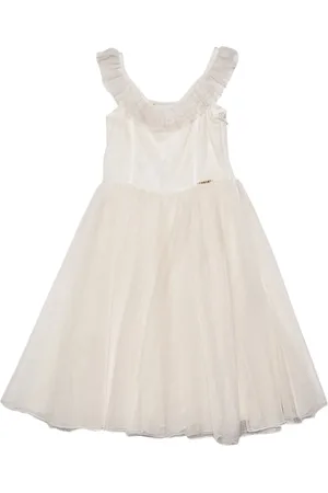 Twin-Set Vestido con detalle de volantes