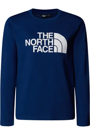 The North Face Playera manga larga con logo estampado
