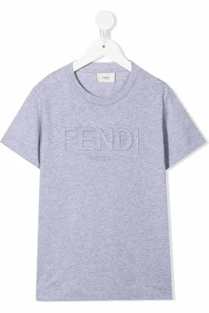 Fendi Playera con logo en relieve
