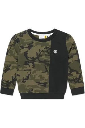 Timberland Sudadera con estampado militar y logo