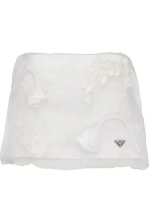Prada Falda corta bordada