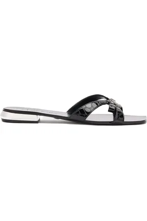 Roberto Cavalli Sandalias planas con detalles