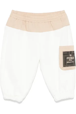 Fendi Pants con parche del logo