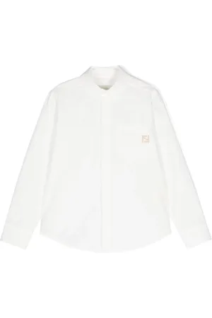Fendi Camisa con logo bordado