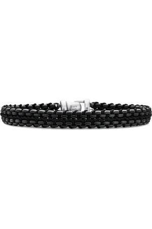 David Yurman Pulsera Woven Box Chain en plata de ley de 10mm