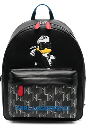 Karl Lagerfeld Mochila con logo estampado de x Disneys