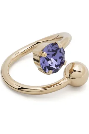 Justine Clenquet Anillo Jackie con cristales