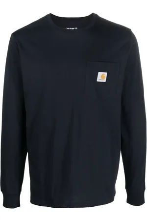 Carhartt Playera manga larga con parche del logo
