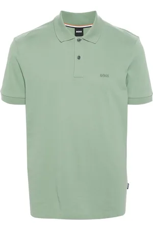 HUGO BOSS Playera tipo polo con logo bordado