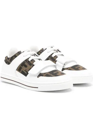 Fendi Tenis con logo FF en jacquard