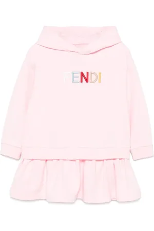 Fendi Vestido con logo bordado