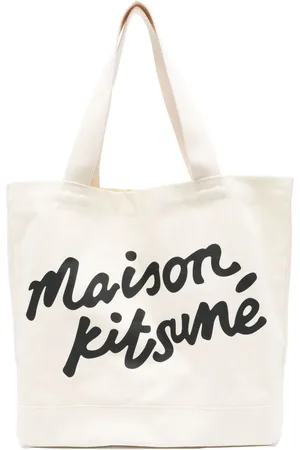 Maison Kitsuné Tote con logo estampado