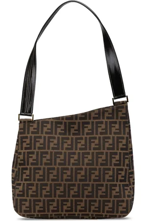 Fendi Bolsa de hombro Zucca Canvas 2000-2010