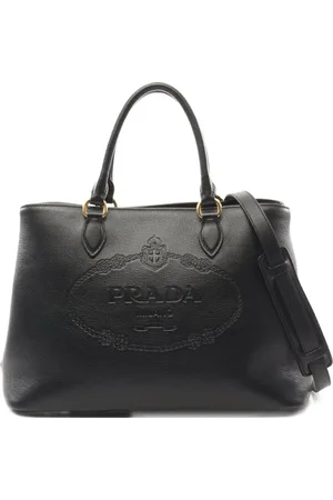 Prada 2010s leather tote bag