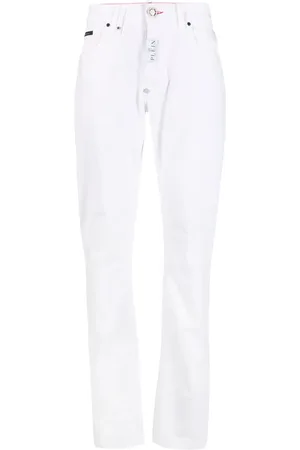 Philipp Plein Jeans slim con placa del logo