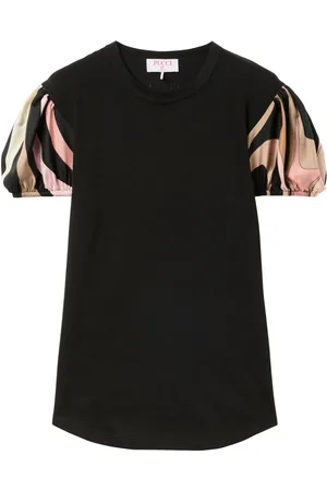 Puccini Playera con mangas estampadas