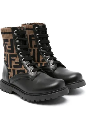 Fendi Botines con logo FF estampado