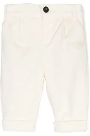 Fendi Pantalones de pana rectos