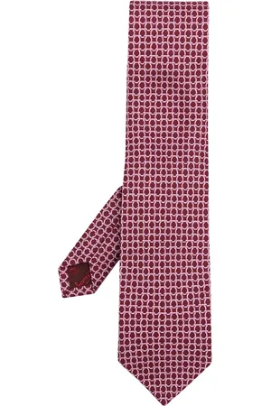 Salvatore Ferragamo Corbata de seda Gancini