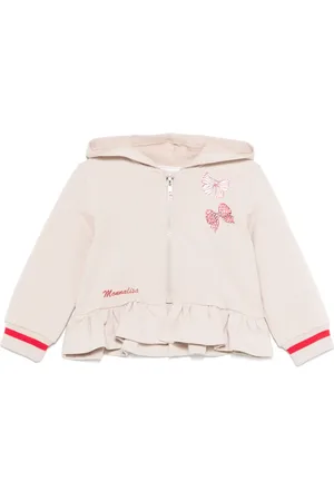 MONNALISA Hoodie con moño estampado