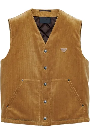 Prada Chaleco de pana