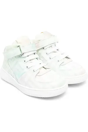 Fendi Tenis altos con logo FF estampado