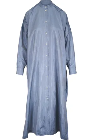 Jil Sander Vestido camisero de satén