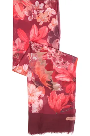 Salvatore Ferragamo Floral-print scarf
