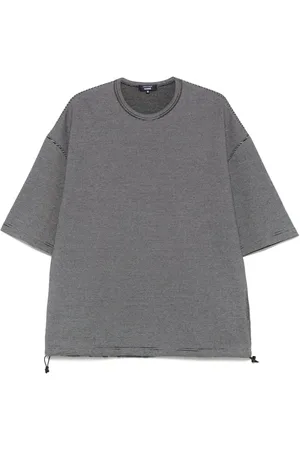 Comme des Garçons Playera con motivo de rayas