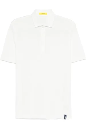 DRUMOHR Playera tipo polo con etiqueta del logo