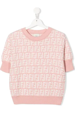 Fendi Top tejido en intarsia con logo FF