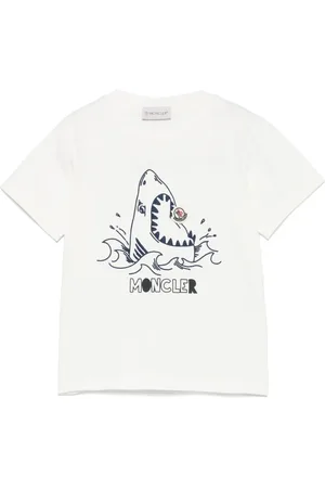 Moncler Playera con motivo de tiburón