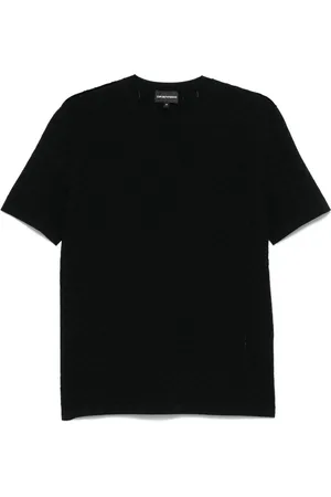 Emporio Armani Playera con motivo geométrico